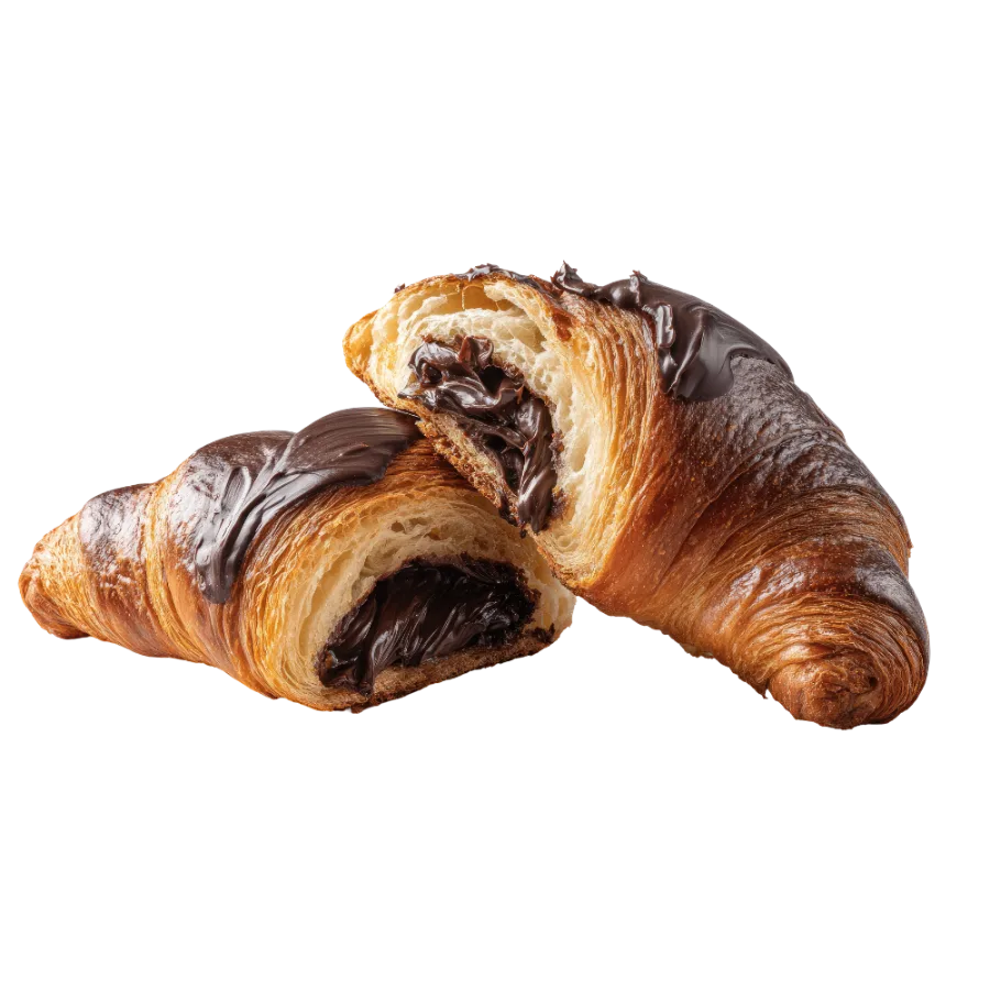 Croissant de chocolate