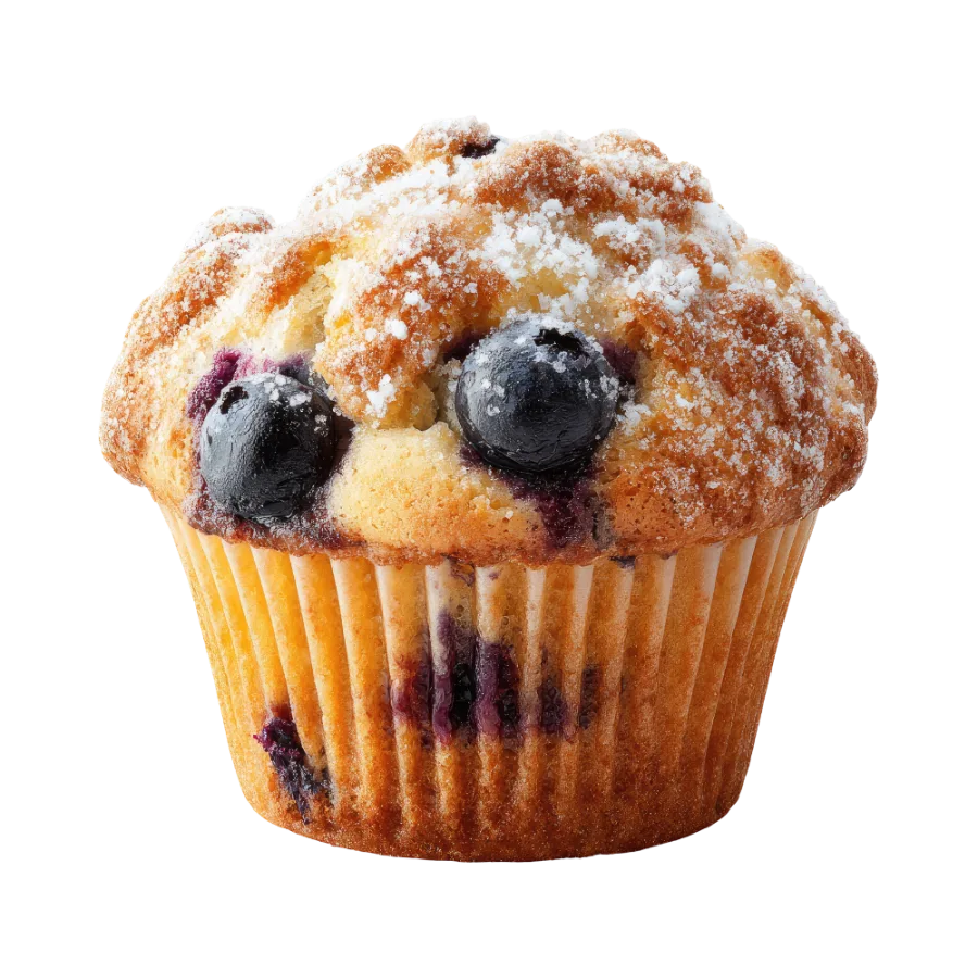 Muffin de arándanos